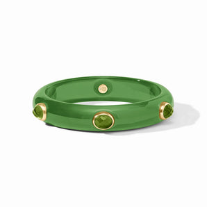 Carnaby Stone Bangle in Palmetto Green