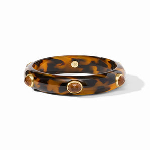 Carnaby Stone Bangle in Tortoiseshell