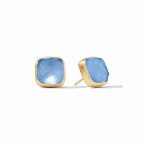 Catalina Stud Earring in Chalcedony