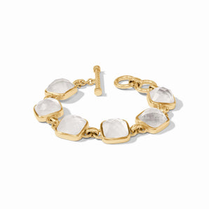 Catalina Stone Bracelet in Clear Crystal
