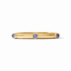 Catalina Hinge Bangle in Tanzanite Blue