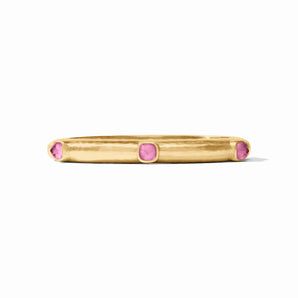 Catalina Hinge Bangle in Tourmaline Pink