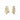 Cobblestone Statement Earring Ivory Cat's Eye