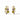 Cobblestone Statement Stud Multicolor Cat's Eye