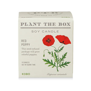 Red Poppy Candle