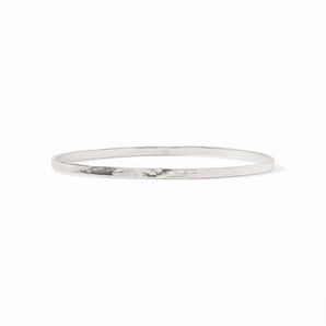 Crescent Bangle in Silver
