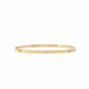 Crescent Bangle Zircon Medium