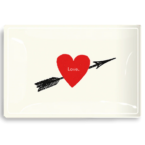 Glass Tray in Love Always