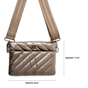 Diagonal Bum Bag 2.0 in Pearl Latte