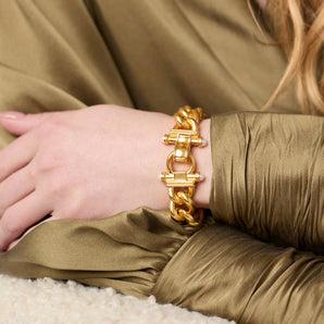 Dolce Link Bracelet in Pearl