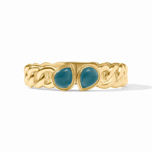 Dolce Hinge Bangle in Montana Blue