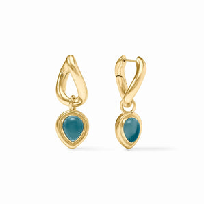 Dolce Hoop&Charm Earring in Montana Blue