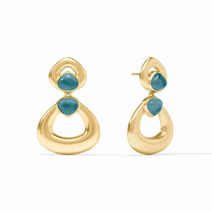 Dolce Statement Earring in Montana Blue