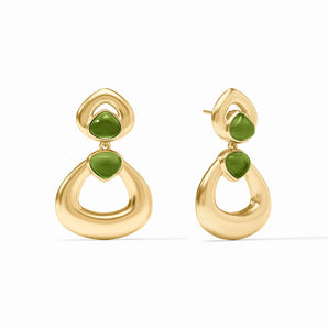 Dolce Statement Earring in Palmetto Green