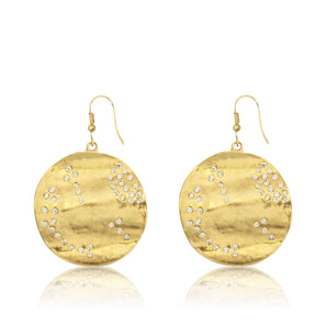 Dangling Disc Earring