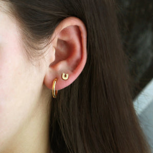 Opal Horse Stud Earrings