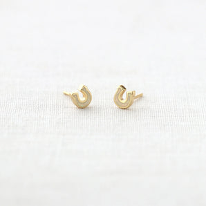Opal Horse Stud Earrings