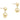 Classic 10mm Ball Drop Stud in Gold