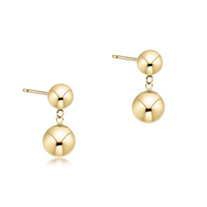 8mm Ball Drop Stud in Gold