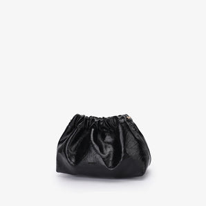 Effie Mini Scrunch Bag in Black