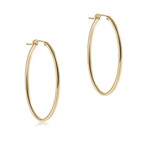 2" Oval Smooth Hoop