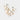 Marquise Teardrop Stone Cluster Evening Earrings