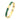 Stainless Steel Enamel H Bracelet in Green