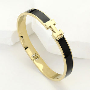 Water Resistant Monogram H Bracelet in Black