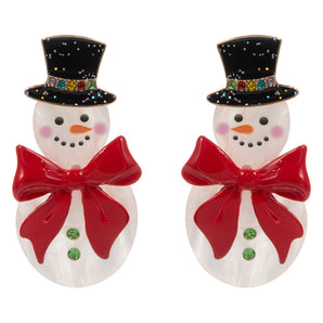 Snowman Earrings