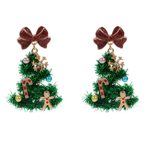 Christmas Tree Earring