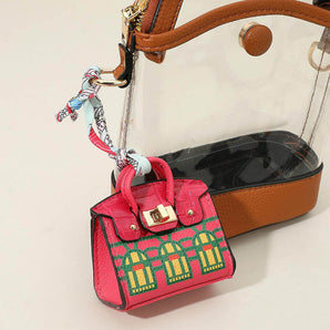 Horse Print Bag Charm