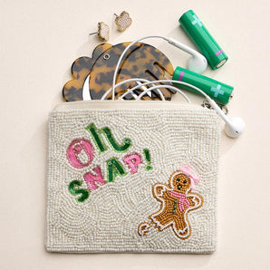 Oh Snap Seed Bead Pouch