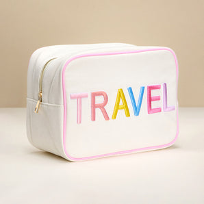 TRAVEL Embroidered Pouch