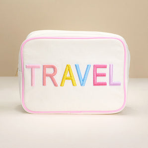TRAVEL Embroidered Pouch