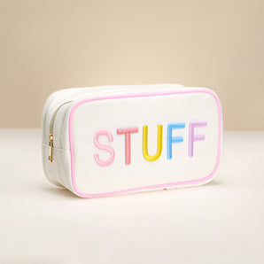 STUFF Embroidered Pouch