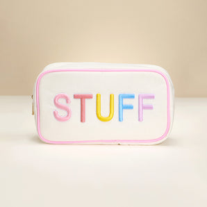 STUFF Embroidered Pouch