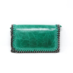 Leather Crossbody - Emerald