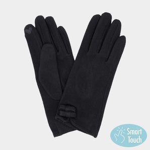 Bow Smart Gloves in Black