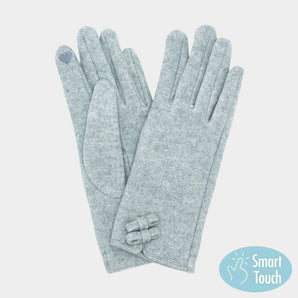 Bow Smart Gloves in Dark Blue