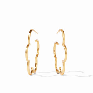 Gardenia Hoop Earring