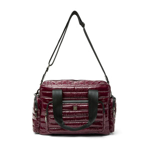 Voyager Travel Bag Gloss Dark Burgundy