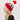 Pine Tree Pom Pom Hat in Red