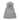 Knit Pom Pom Hat in Grey