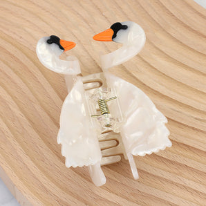 Swan Hair Clip