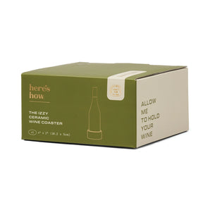 Izzy Wine Coaster in Green Stripe