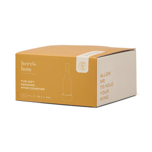 Izzy Wine Coaster in Yellow Stripe