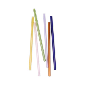 Danny Set/6 Glass Straws