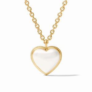 Heart Pendant in Pearl