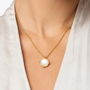 Honeybee Solitaire Necklace in Tanzanite Blue