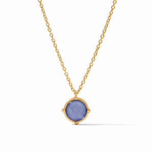 Honeybee Solitaire Necklace in Tanzanite Blue